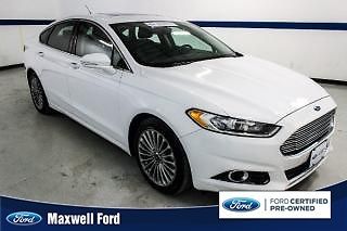 13 fusion titanium, 2.0l turbo, leather, sunroof, sync, rev camera,clean 1 owner