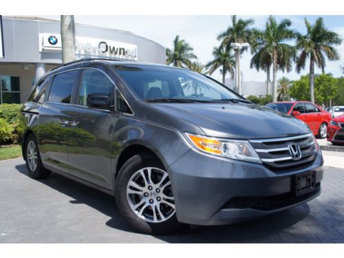 2011 honda odyssey ex-l w/navigation non smoker 1 owner clean carfax in florida