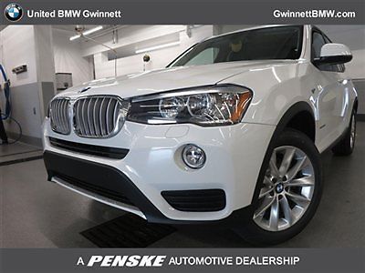 Xdrive28i new 4 dr suv automatic gasoline 2.0l twinpower turbo in-l alpine wht