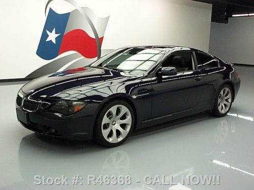 2007 bmw 650i sport smg sunroof htd leather nav 56k mi texas direct auto