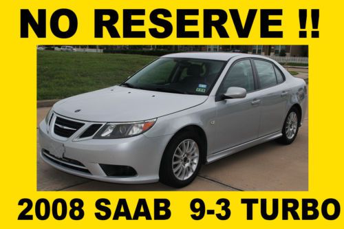 2008 saab 9-3 turbo,clean tx title,rust free,no reserve!!