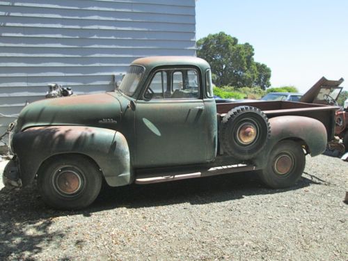 1954 chevrolet truck 3100 hydramatic 5 window deluxe cab survivor 80k orig miles