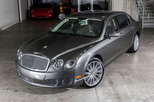 2010 bentley flying spur speed! low miles! $228965 msrp! loaded! fresh service!