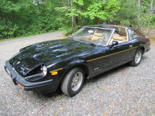 1981 datsun 280zx 2+2 black exterior and tan interior very good running conditio