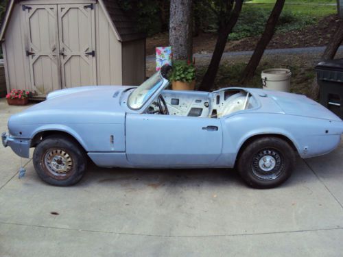 1978 triumph spitfire convertible 2-door 1.5l - runs, excellent body, needs.....