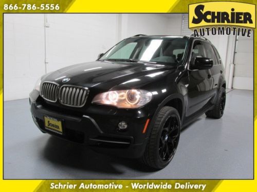 08 bmw x5 4.8i black awd rear parking aid back up cam bluetooth