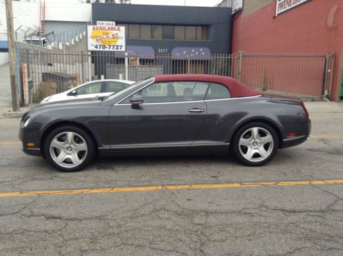 Bentley continental gtc convertible 2-door 6.0l