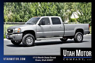 2006 gmc sierra 3500hd srw slt crew cab 6.6l duramax turbo diesel 4x4 longbed