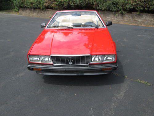 1986 maserati zagato spyder