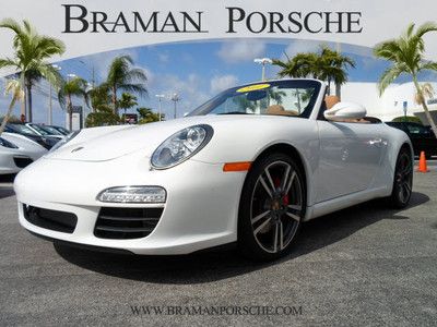 Carrera s certified cabriolet 3.8l pdk nav bose 19" turbo whls xm radio pwr seat