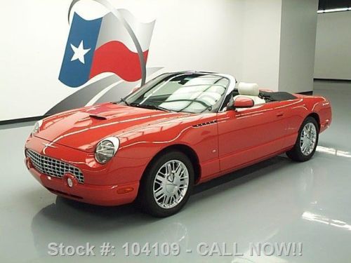 2003 ford thunderbird 007 ltd ed convertible hard top texas direct auto