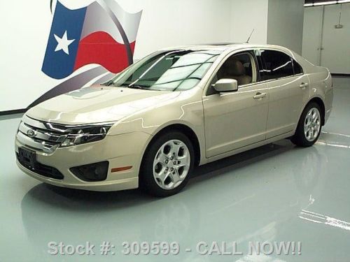 2010 ford fusion se automatic sunroof alloy wheels 43k texas direct auto