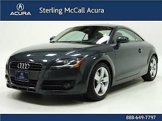 2009 audi tt 2dr cpe at 2.0t fronttrak prem leather satellite radio spoiler cd