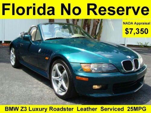 No reserve hi bid wins leather convertible serviced rust free 25mpg 6cylinder fl