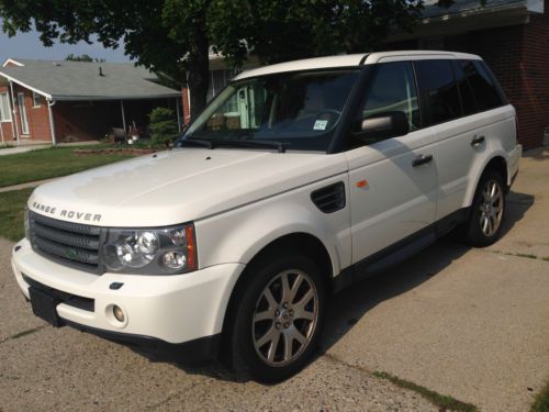 2008 land rover range rover hse_awd_navi_moon_sharp_rebuilt salvage_no reserve !