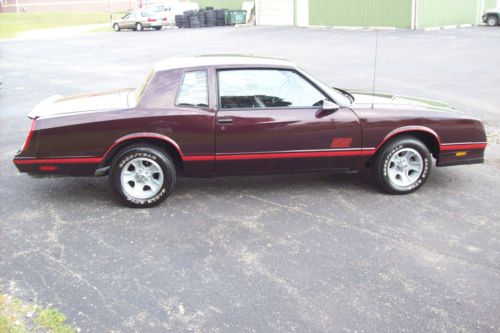 1988 chevrolet monte carlo ss  18,000 miles