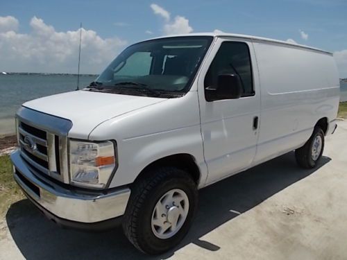 09 ford e-250 cargo van - one owner florida van - above average auto check