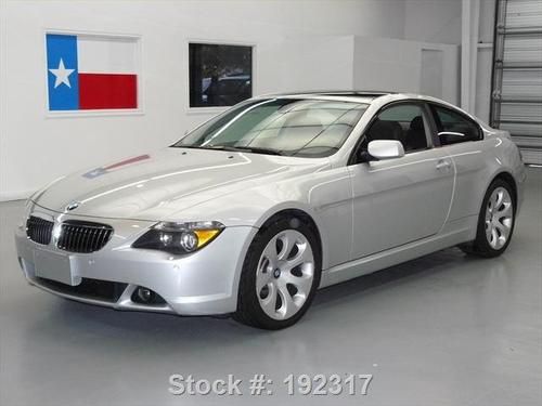 2005 bmw 645ci sport coupe htd seats sunroof nav 61k mi texas direct auto