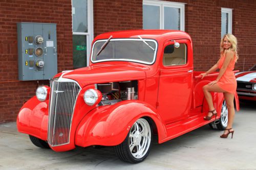 1937 chevy pick up 383 4wdb vintage ac power rack &amp; pinon steering street rod