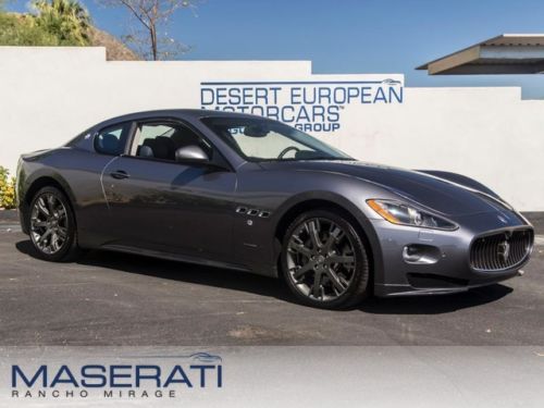 Cpo 2011 maserati granturismo s grey carbon interior 20 wheels