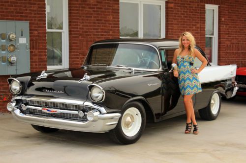 1957 chevy black widow clone 150 muncie 4 speed v8 super solid great driver