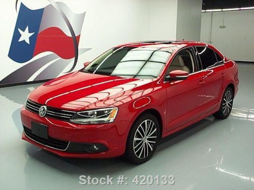 2012 volkswagen jetta tdi diesel sunroof navigation 54k texas direct auto