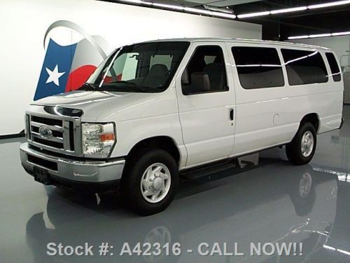 2008 ford e350 van pool 14-pass 5.4l v8 park assist 75k texas direct auto