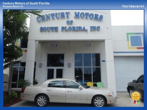 2003 lincoln town car low miles leather non smoker 1 owner niada certified