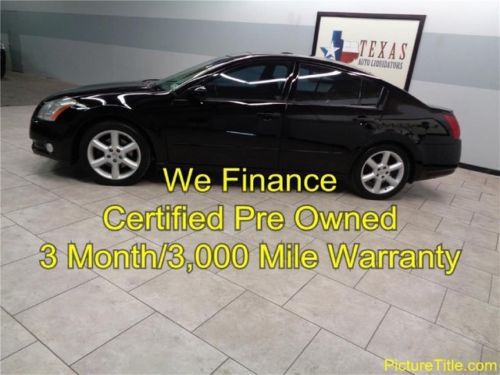 05 maxima se leather heated seats sunroof certified warranty we finance texas