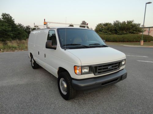 2003 ford e250 cargo van dedicated cng natural gas ngv hov solo one owner fleet