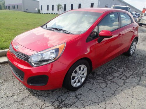 2012 kia rio lx, hail damaged, runs and drives, power options, salvage