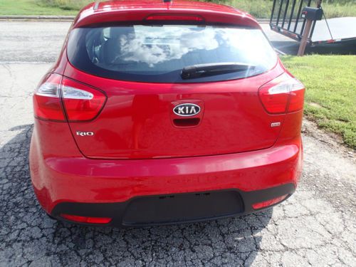 2012 Kia Rio LX, hail damaged, runs and drives, power options, salvage, image 4