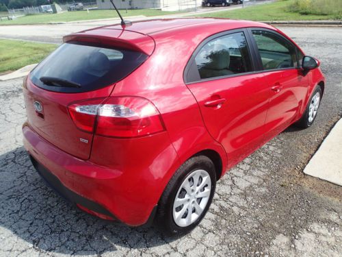 2012 Kia Rio LX, hail damaged, runs and drives, power options, salvage, image 5
