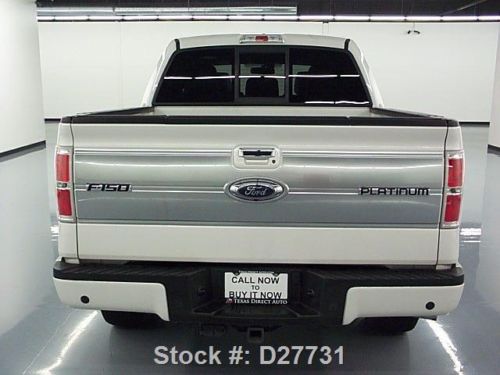 2011 FORD F-150 PLATINUM CREW ECOBOOST 4X4 SUNROOF NAV TEXAS DIRECT AUTO, US $37,480.00, image 5