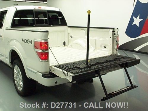2011 FORD F-150 PLATINUM CREW ECOBOOST 4X4 SUNROOF NAV TEXAS DIRECT AUTO, US $37,480.00, image 20
