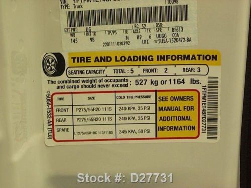 2011 FORD F-150 PLATINUM CREW ECOBOOST 4X4 SUNROOF NAV TEXAS DIRECT AUTO, US $37,480.00, image 22