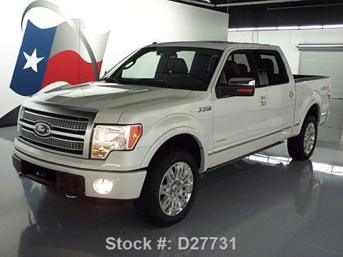 2011 FORD F-150 PLATINUM CREW ECOBOOST 4X4 SUNROOF NAV TEXAS DIRECT AUTO, US $37,480.00, image 24