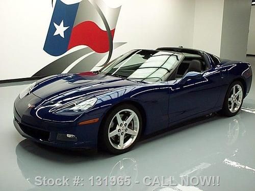 2005 chevy corvette z51 6-speed htd seats nav hud 24k! texas direct auto