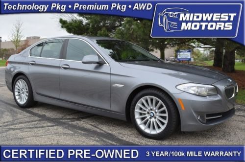 2013 bmw 535i xdrive awd certified technology pkg premium pkg one owner m 14