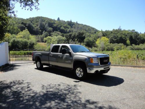 2008 gmc sierra 2500hd slt crew cab z71 4x4 duramax 6.6 one owner california nav