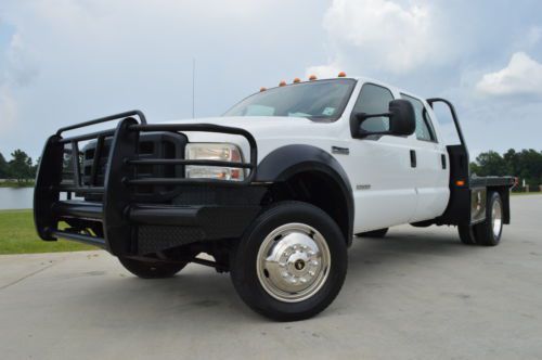 2006 Ford F-450 Crew Cab XL Flatbed Diesel 4x4, US $12,990.00, image 2