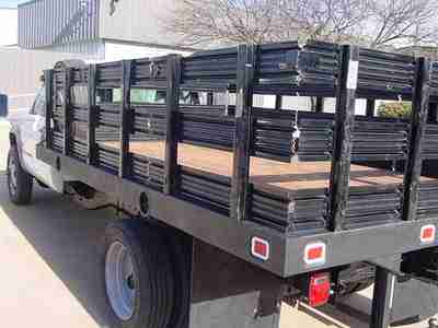 13K MILES GOV OWNED STAKEBED FLATBED DIESEL AUTO A/C 3500 DUALLY 95 PICTURES, US $10,995.00, image 12