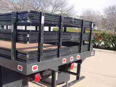 13K MILES GOV OWNED STAKEBED FLATBED DIESEL AUTO A/C 3500 DUALLY 95 PICTURES, US $10,995.00, image 13