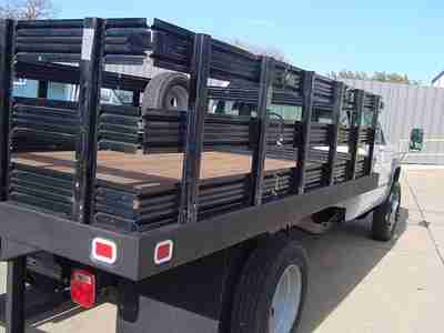 13K MILES GOV OWNED STAKEBED FLATBED DIESEL AUTO A/C 3500 DUALLY 95 PICTURES, US $10,995.00, image 17