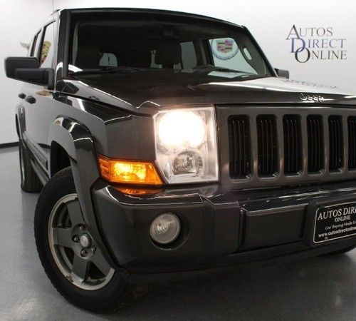 We finance 2006 jeep commander 4wd 3.7l v6 warranty pwrlocks pwrsts 6cd prkasst