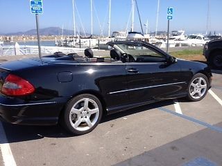 2006 mercedes-benz clk500 convertible - black/black