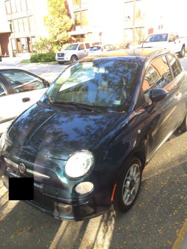 2013 fiat 500, 38 mpg city with two full warrantees!