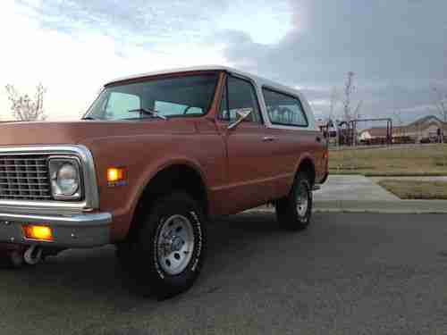 1972 71 70 CHEVY K5 BLAZER 4X4 350 V8! ORIGINAL! FULL CONVERTIBLE! NO RESERVE!, image 3