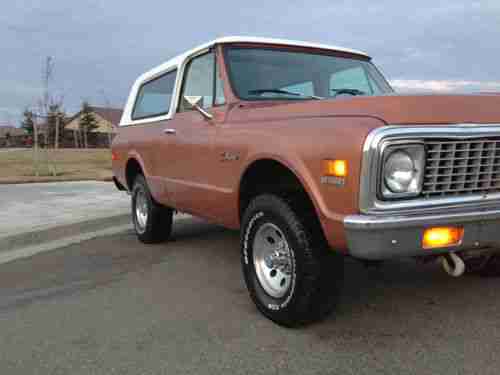 1972 71 70 CHEVY K5 BLAZER 4X4 350 V8! ORIGINAL! FULL CONVERTIBLE! NO RESERVE!, image 4