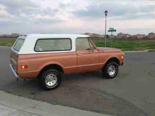 1972 71 70 CHEVY K5 BLAZER 4X4 350 V8! ORIGINAL! FULL CONVERTIBLE! NO RESERVE!, image 6